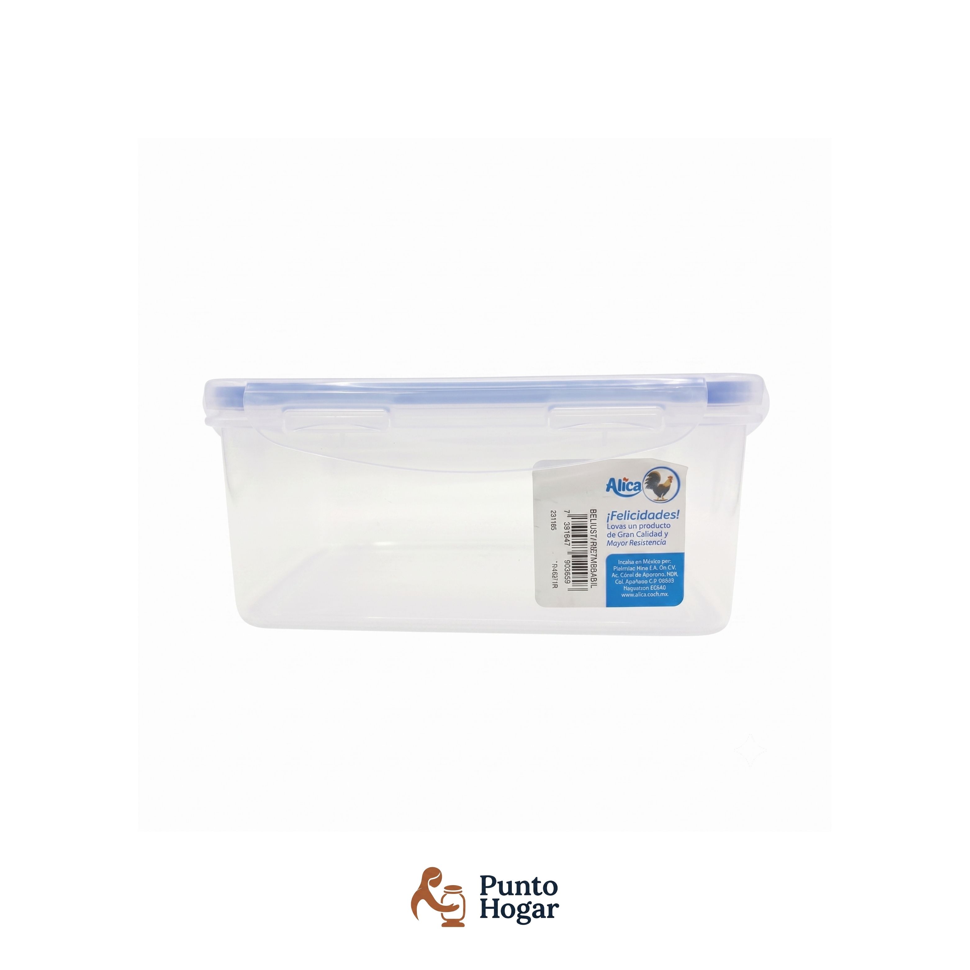 Recipiente Tóper Hermético Bellavista 1 L