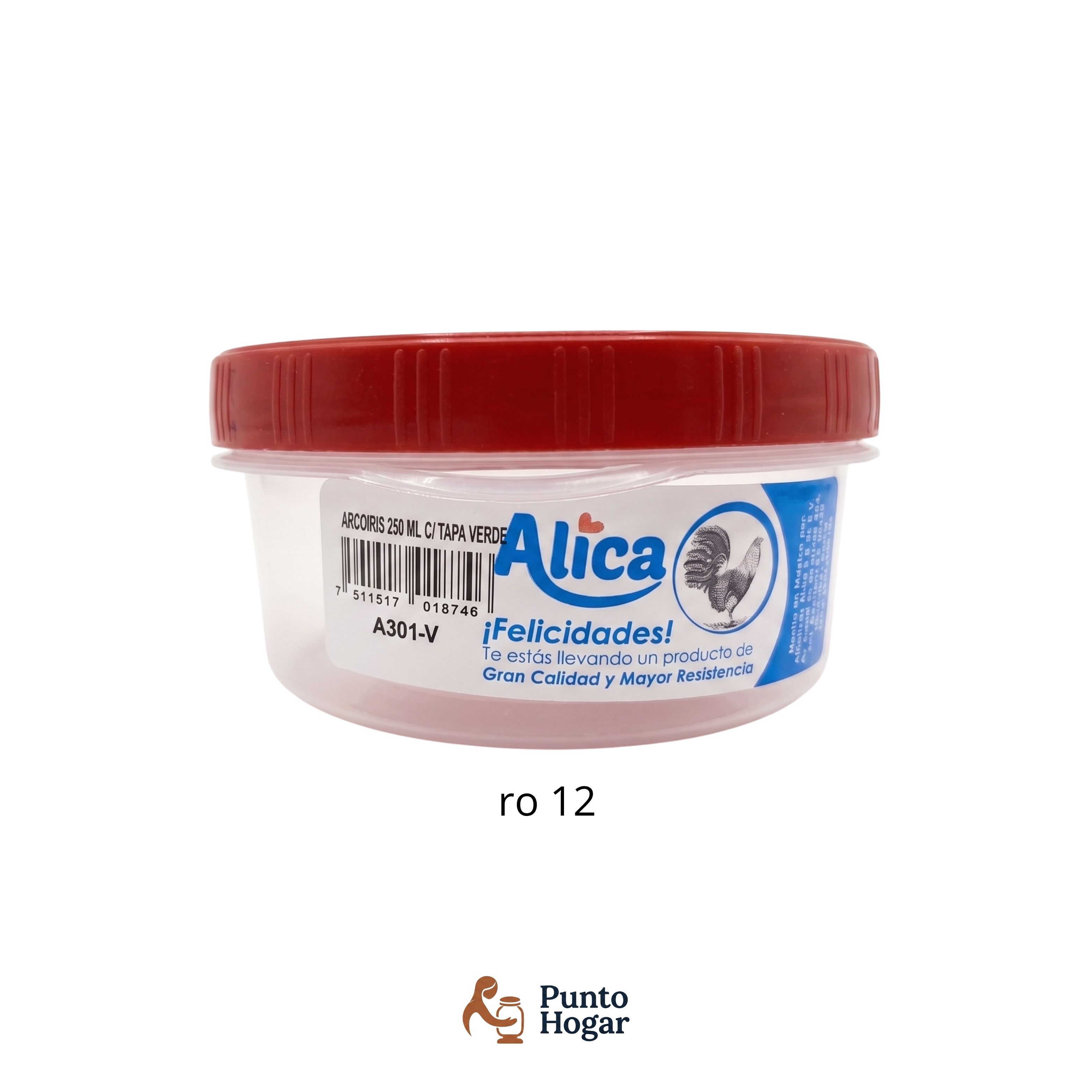 Tóper Arcoíris Tapa de Rosca 250 ml