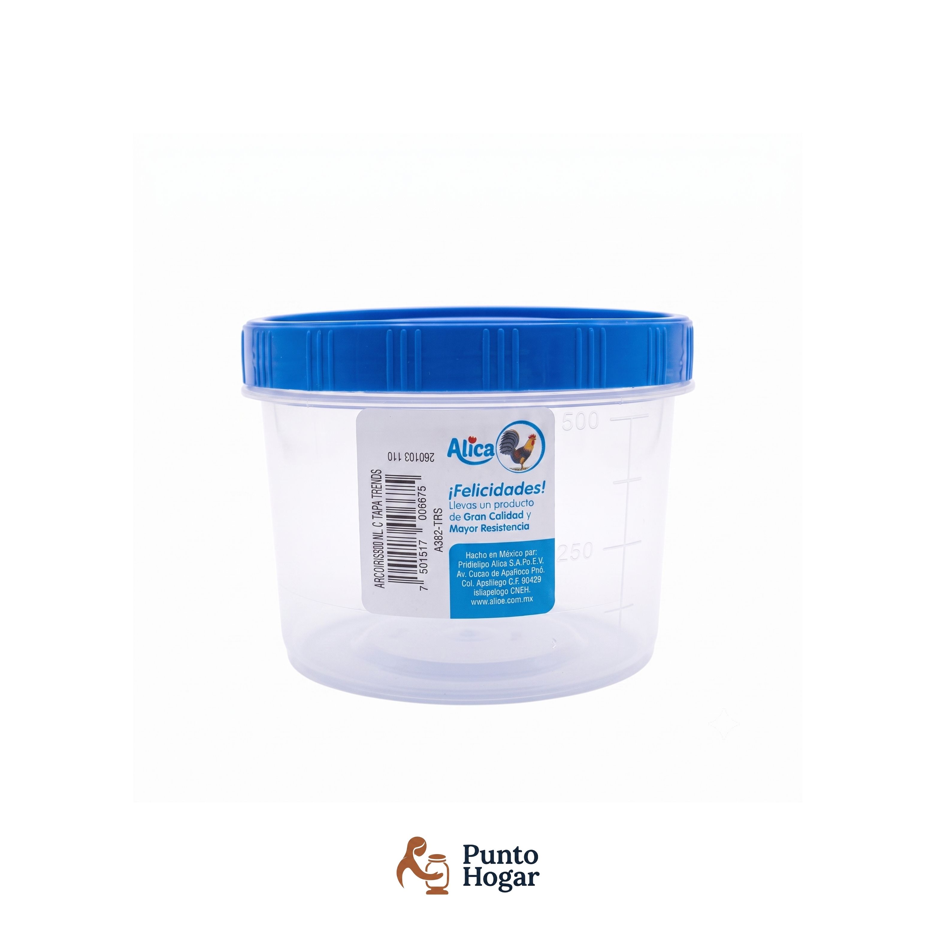 Tóper Arcoíris Tapa de Rosca 500 ml