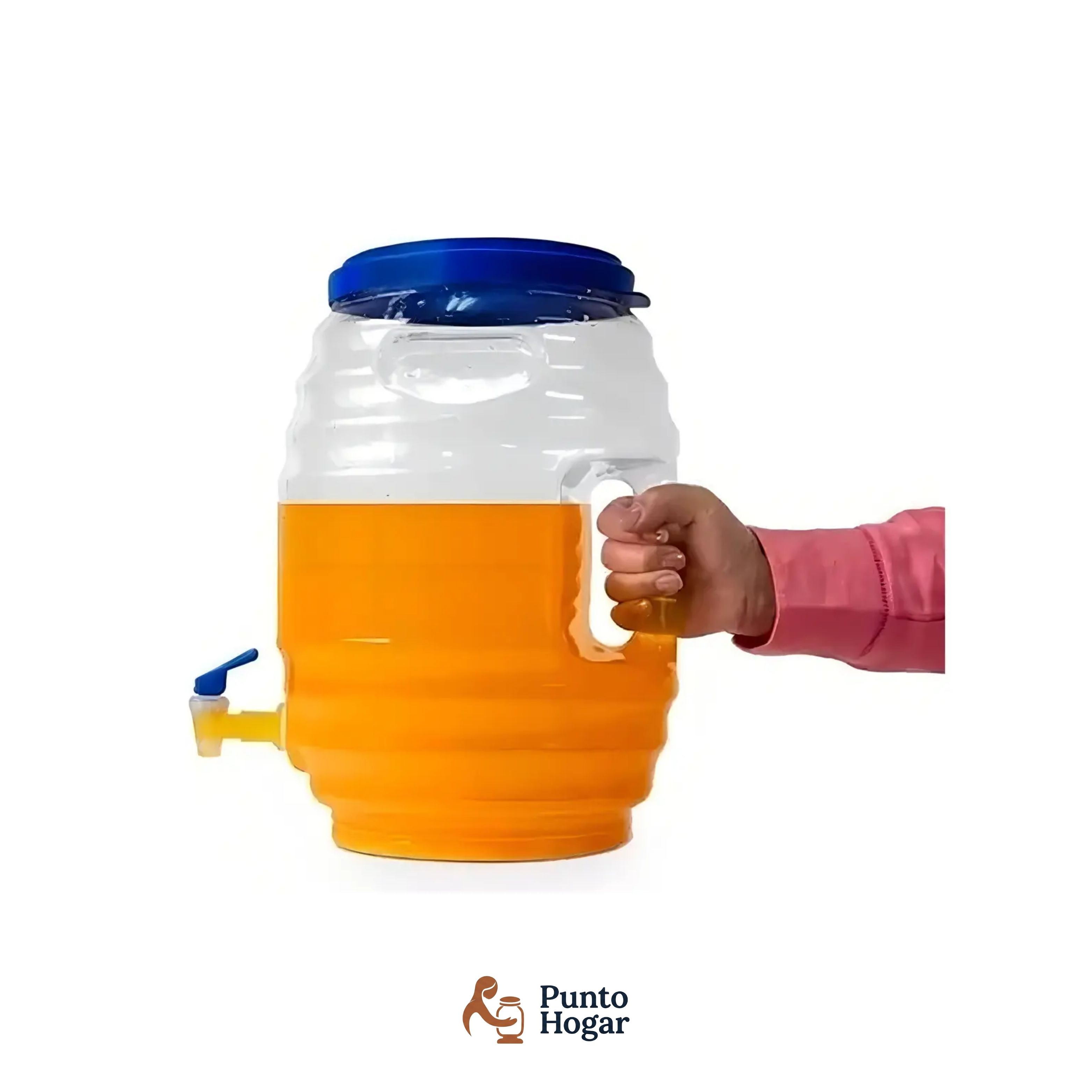 Vitrolero de Plástico con Agarradera y Llave 20 L