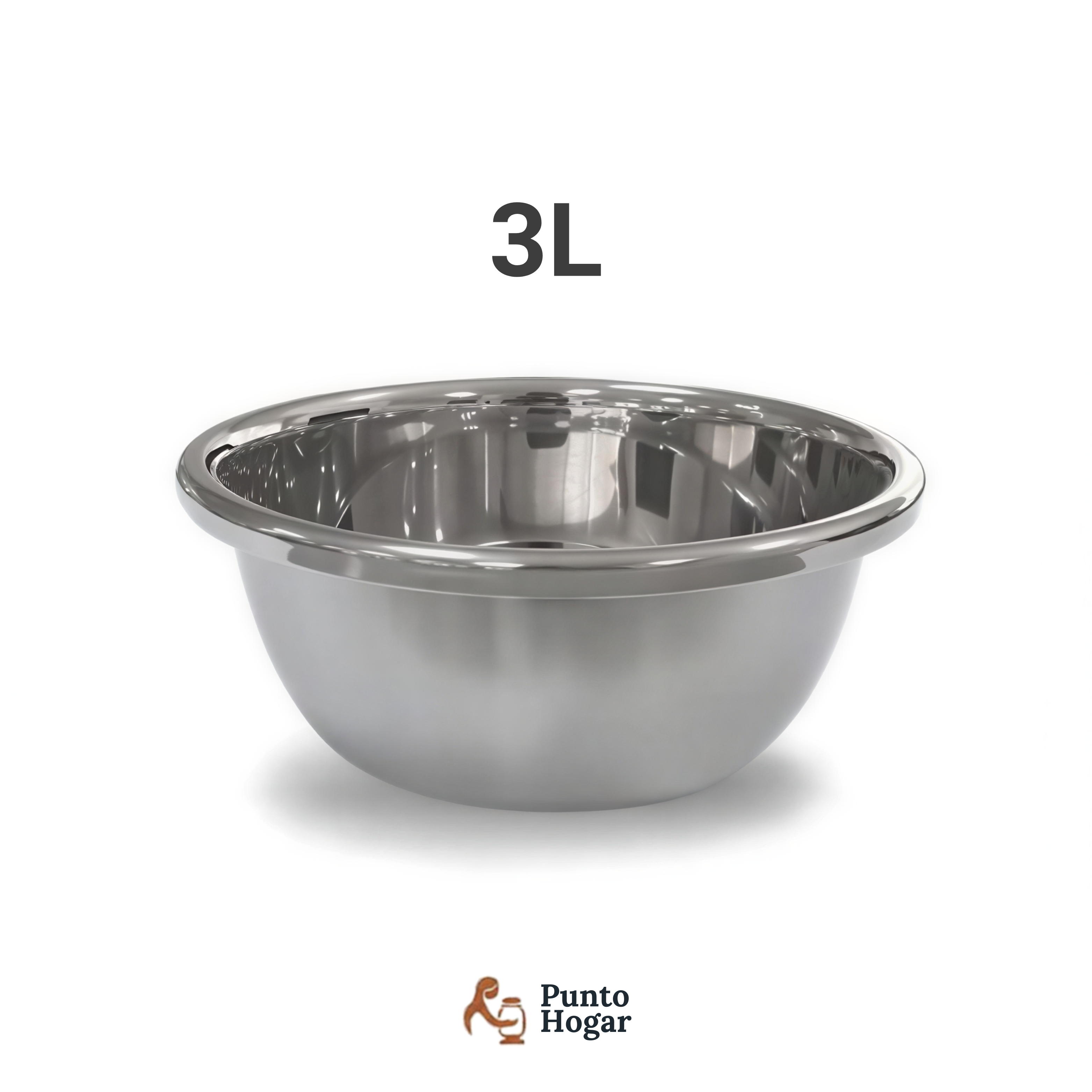 Bowl de Acero Inoxidable 29 cm