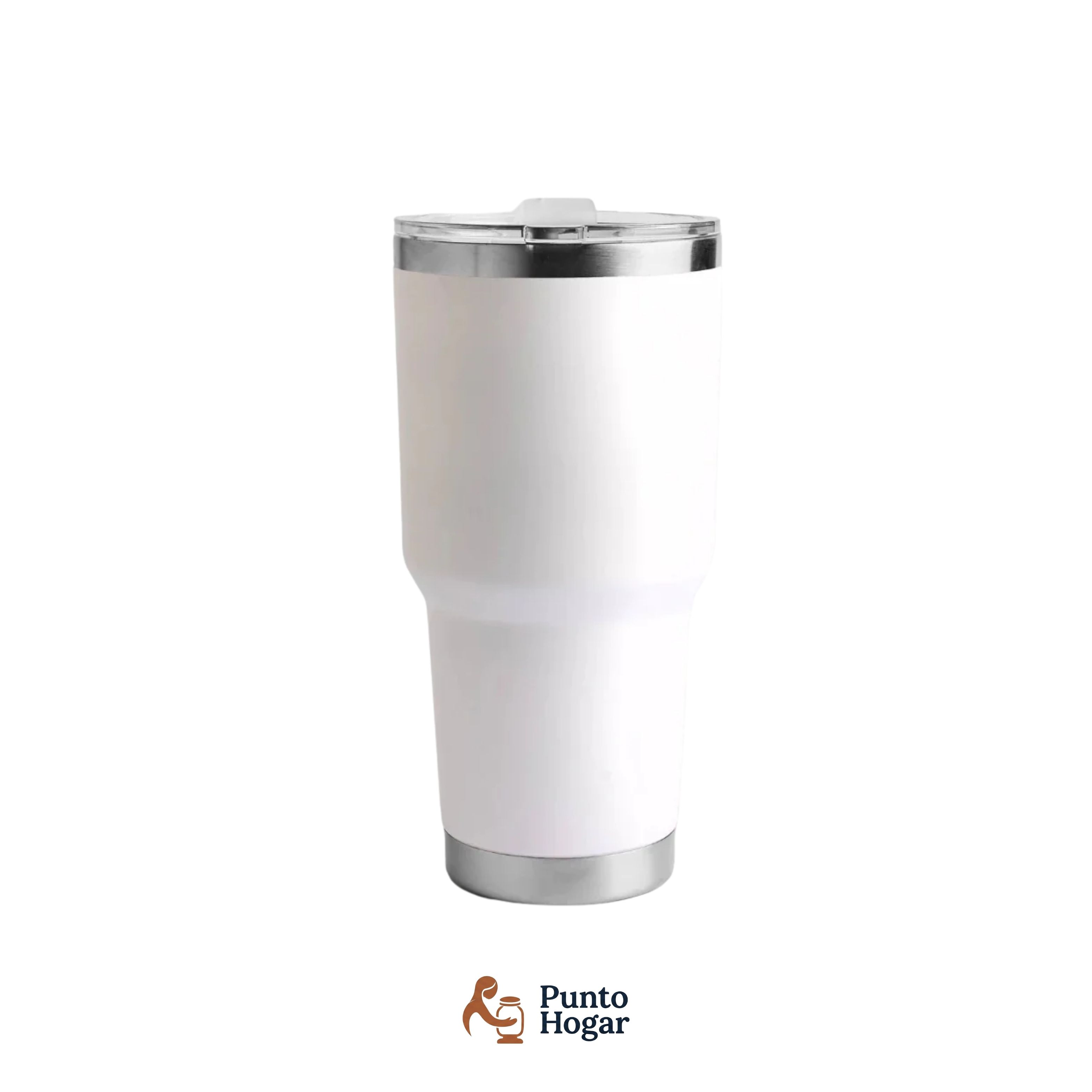 Termo de Acero Inoxidable 30 oz Blanco