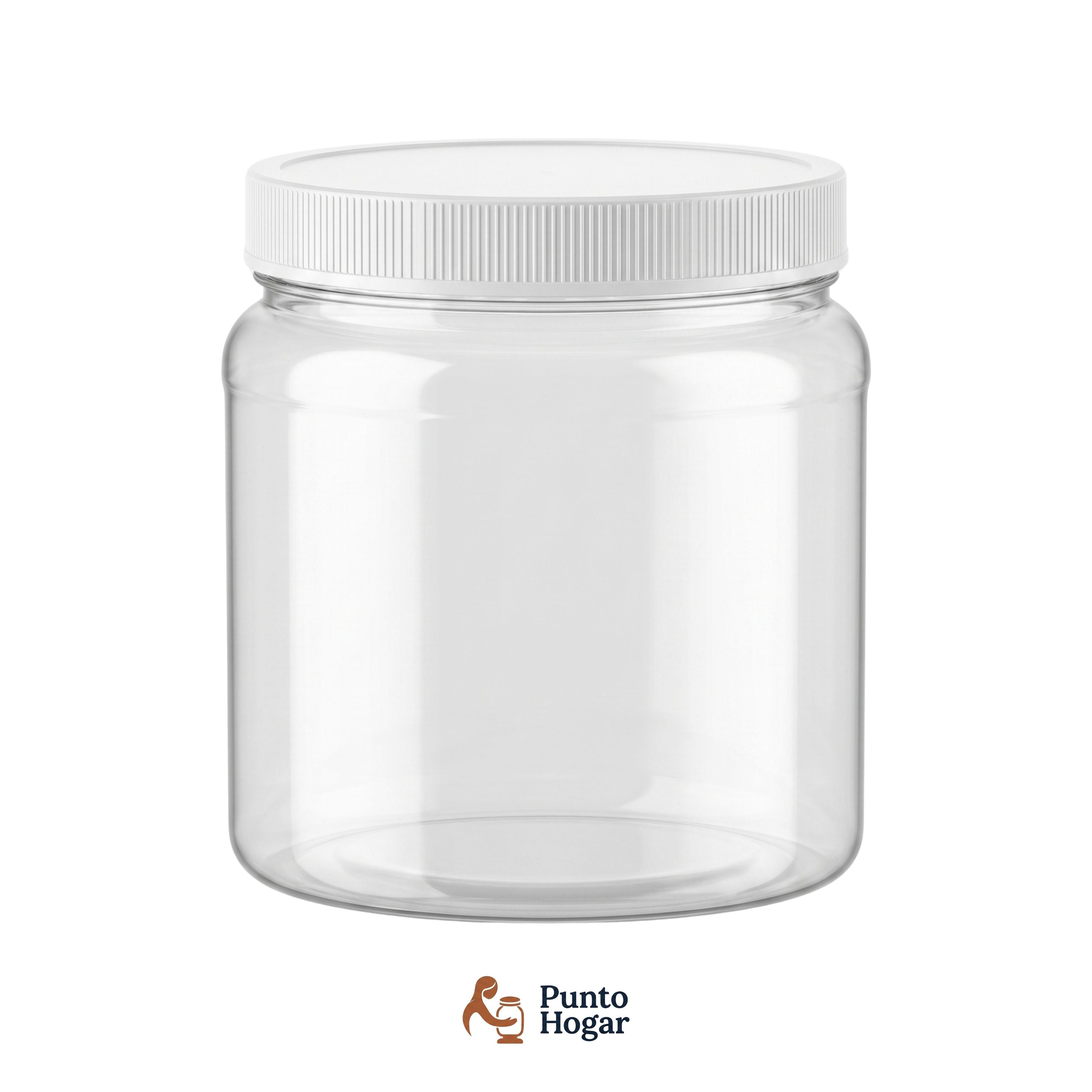 Vitrolero PET Redondo Liso 1 kg