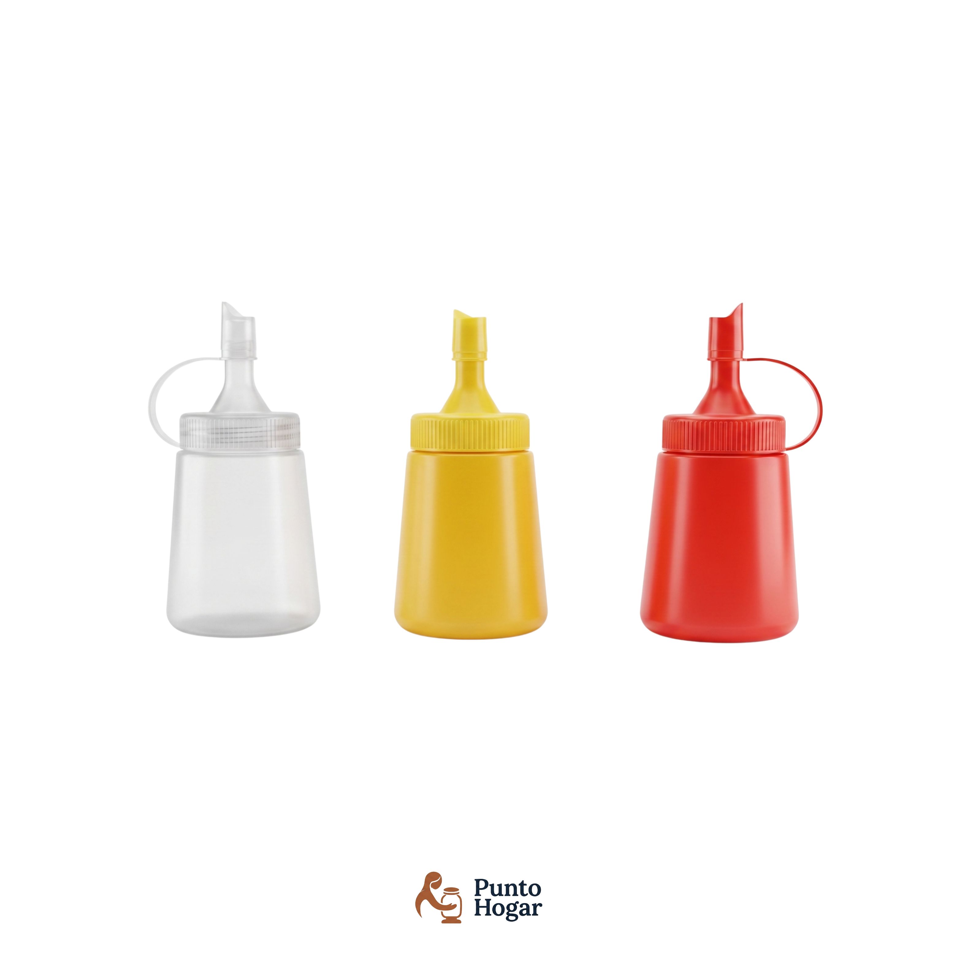 Juego de Mostaceros 3 Piezas 125 ml
