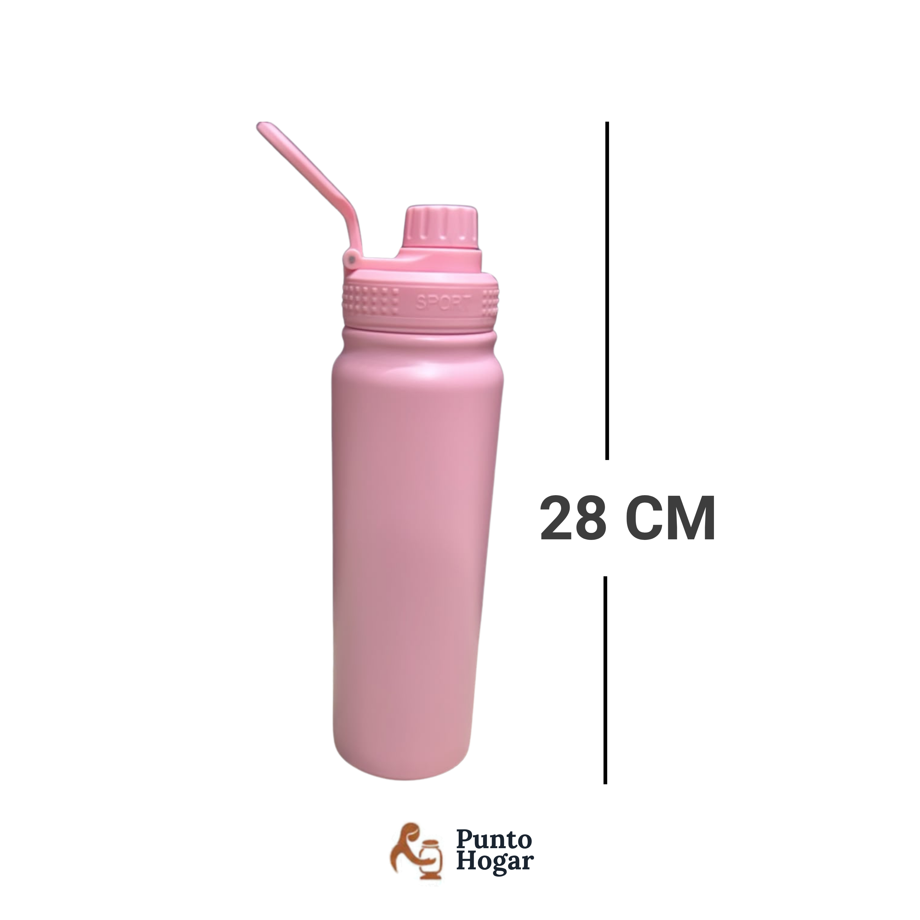 Termo de Acero Inoxidable 40 oz Rosa